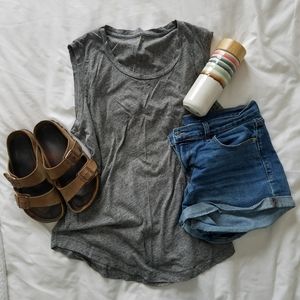 Madewell cotton muscle tank